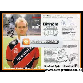 Autogramm Fussball | Eintracht Frankfurt | 1987 | Volker MÜNN