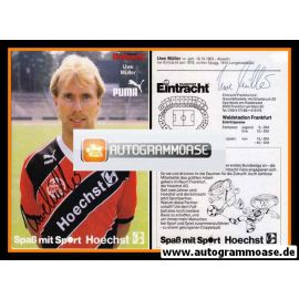 Autogramm Fussball | Eintracht Frankfurt | 1987 | Uwe MÜLLER