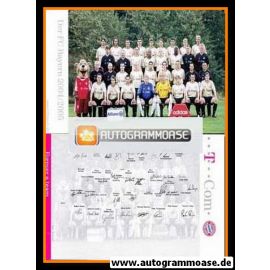 Mannschaftskarte Fussball | FC Bayern München | 2004