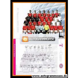 Mannschaftskarte Fussball | FC Bayern München | 2005