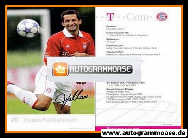 Autogramm Fussball | FC Bayern München | 2005 Druck | Hasan SALIHAMIDZIC