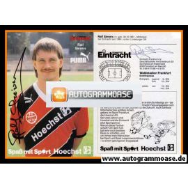 Autogramm Fussball | Eintracht Frankfurt | 1987 | Ralf SIEVERS
