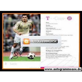 Autogramm Fussball | FC Bayern München | 2005 Druck | LUCIO
