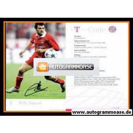 Autogramm Fussball | FC Bayern München | 2005 Druck | Willy SAGNOL