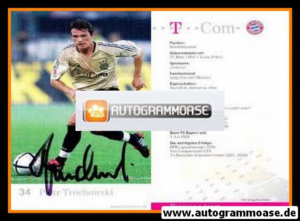 Autogramm Fussball | FC Bayern München | 2004 | Piotr TROCHOWSKI