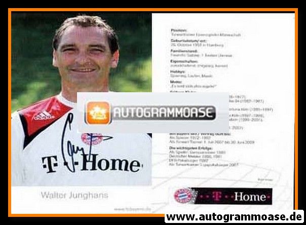 Autogramm Fussball | FC Bayern München | 2007 | Walter JUNGHANS