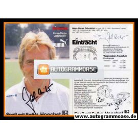 Autogramm Fussball | Eintracht Frankfurt | 1987 | Hans-Dieter ZAHNLEITER