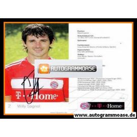 Autogramm Fussball | FC Bayern München | 2007 | Willy SAGNOL