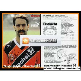 Autogramm Fussball | Eintracht Frankfurt | 1988 | Dirk BAKALORZ