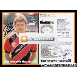 Autogramm Fussball | Eintracht Frankfurt | 1988 | Ralf BALZIS