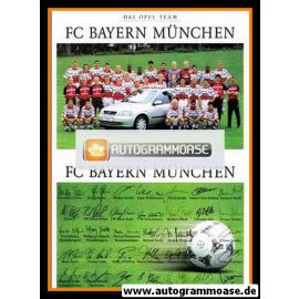 Mannschaftskarte Fussball | FC Bayern München | 1998 Opel