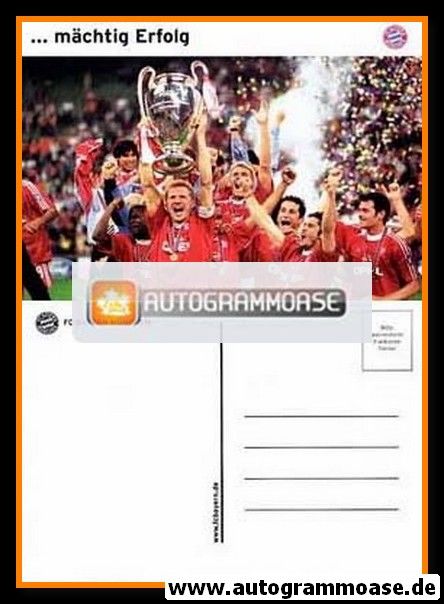 Autogrammkarte Fussball | FC Bayern München | 2001 Spezial | MÄCHTIG ERFOLG