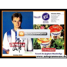 Autogramm Fussball | Karlsruher SC | 1996 | Christian WÜCK