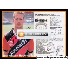 Autogramm Fussball | Eintracht Frankfurt | 1989 | Uwe BINDEWALD
