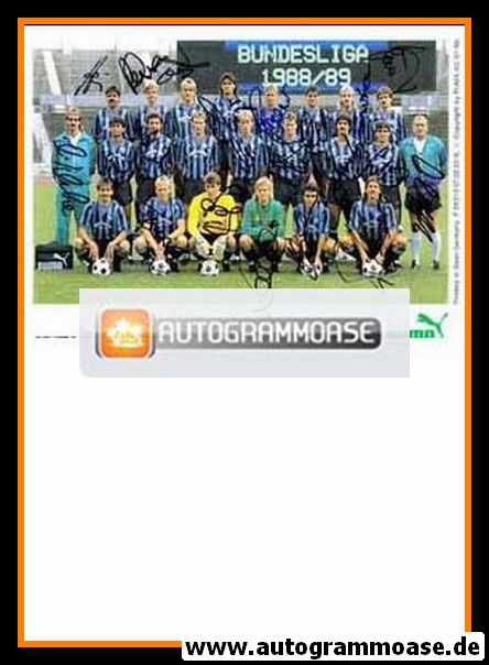 Mannschaftskarte Fussball | Stuttgarter Kickers | 1988 Puma + 20 AG