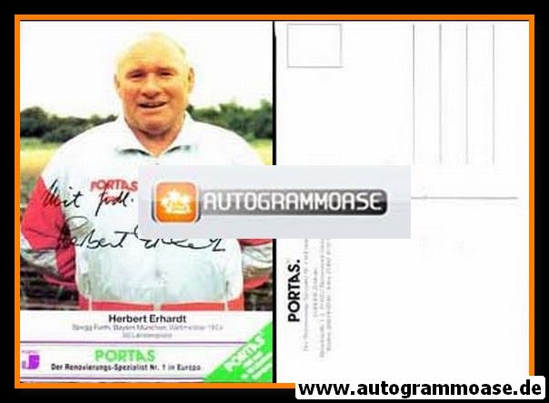 Autogramm Fussball | 1990er Portas | Herbert ERHARDT