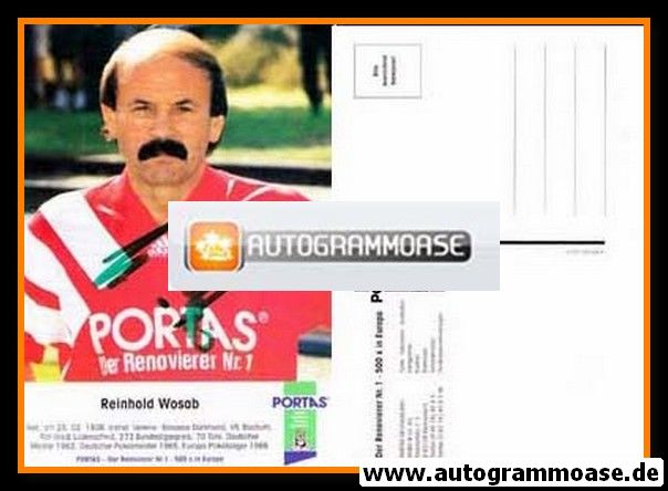 Autogramm Fussball | 1990er Portas | Reinhold WOSAB