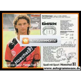 Autogramm Fussball | Eintracht Frankfurt | 1989 | Ralf FALKENMAYER