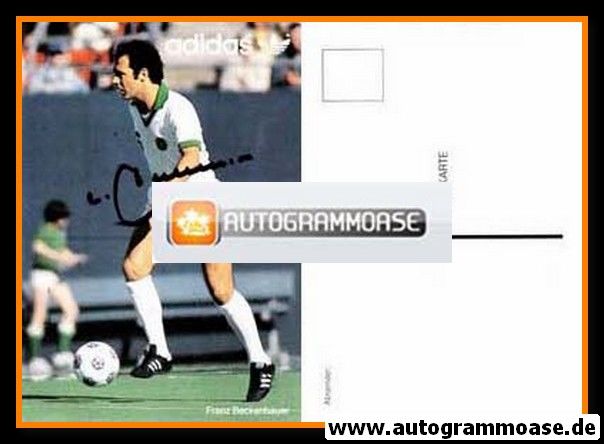 Autogramm Fussball | DFB | 1970er Adidas | Franz BECKENBAUER (Cosmos New York) 1