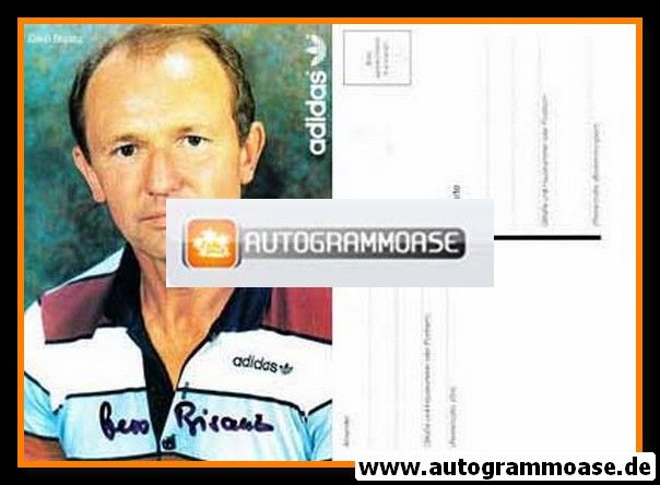 Autogramm Fussball (D) | DFB | 1980er Adidas | Gero BISANZ (Portrait Color)