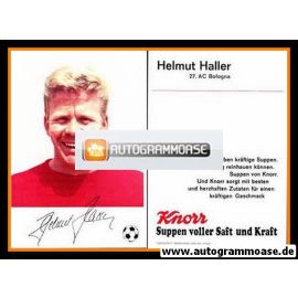 Autogramm Fussball | AC Bologna | 1966 Druck | Helmut HALLER (Knorr)