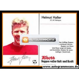 Autogramm Fussball | AC Bologna | 1966 Druck | Helmut HALLER (Portrait Knorr)