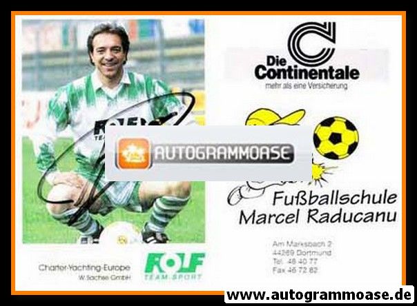 Autogramm Fussball | 1990er | Marcel RADUCANU (Fussballschule Dortmund) 1