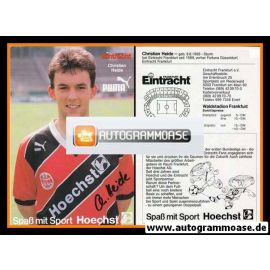 Autogramm Fussball | Eintracht Frankfurt | 1989 | Christian HEIDE