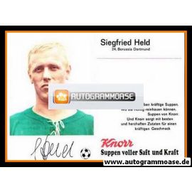 Autogramm Fussball | 1966 Druck | Siegfried HELD (Knorr)