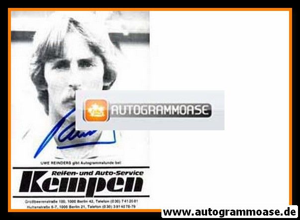 Autogramm Fussball | 1970er | Uwe REINDERS (Portrait SW) Kempen