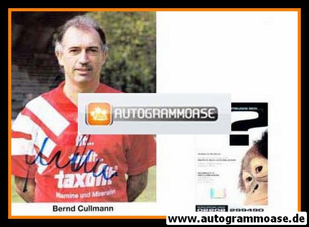 Autogramm Fussball | 1990er | Bernd CULLMANN (Taxofit rot 2)