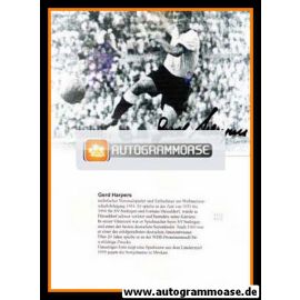 Autogramm Fussball | DFB | 1955 Foto | Gerd HARPERS (Spielszene)