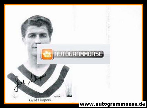 Autogramm Fussball | DFB | 1958 Foto | Gerd HARPERS (Portrait SW)
