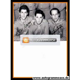 Autogramme Fussball | DFB | 1950er Foto | Gerd HARPERS + Michael PFEIFFER