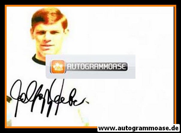 Autogramm Fussball | DFB | 1960er Retro | Wolfgang WEBER (Portrait Color)