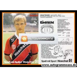 Autogramm Fussball | Eintracht Frankfurt | 1989 | Janusz TUROWSKI