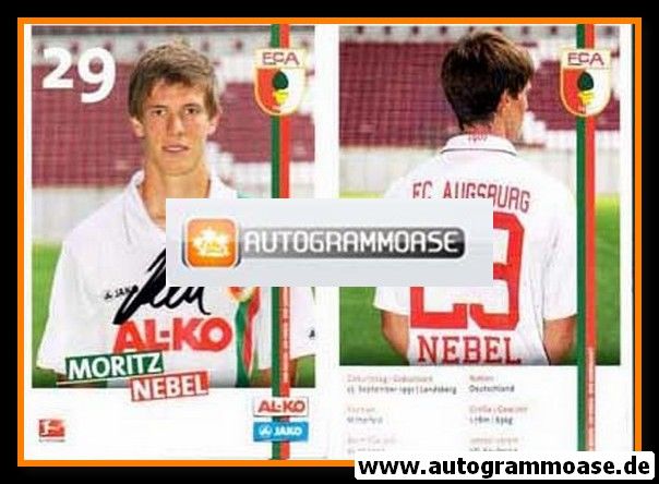 Autogramm Fussball | FC Augsburg | 2011 | Moritz NEBEL