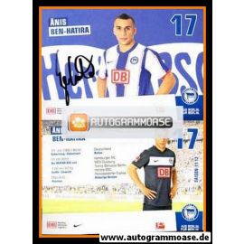 Autogramm Fussball | Hertha BSC Berlin | 2011 | Änis BEN-HATIRA