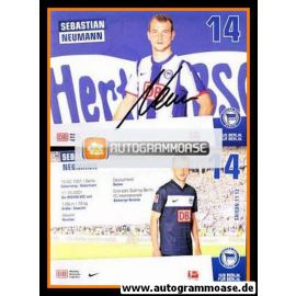 Autogramm Fussball | Hertha BSC Berlin | 2011 | Sebastian NEUMANN