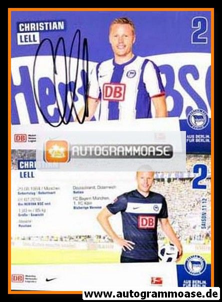 Autogramm Fussball | Hertha BSC Berlin | 2011 | Christian LELL