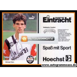 Autogramm Fussball | Eintracht Frankfurt | 1990 | Michael KLEIN