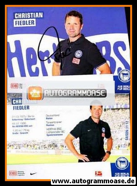 Autogramm Fussball | Hertha BSC Berlin | 2011 | Christian FIEDLER