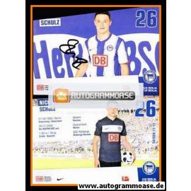 Autogramm Fussball | Hertha BSC Berlin | 2011 | Nico SCHULZ
