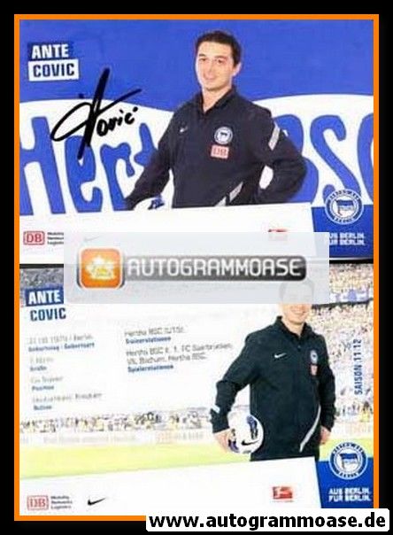 Autogramm Fussball | Hertha BSC Berlin | 2011 | Ante COVIC