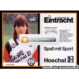 Autogramm Fussball | Eintracht Frankfurt | 1990 | Andre KÖHLER