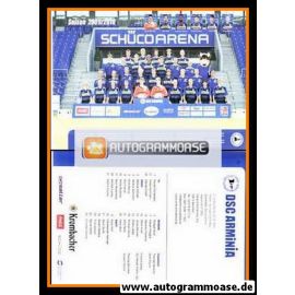 Mannschaftskarte Fussball | DSC Arminia Bielefeld | 2009