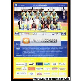 Mannschaftskarte Fussball | Eintracht Braunschweig | 2012