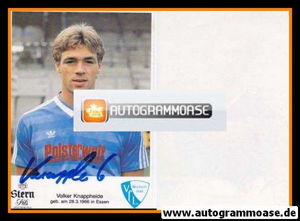 Autogramm Fussball | VfL Bochum | 1985 | Volker KNAPPHEIDE