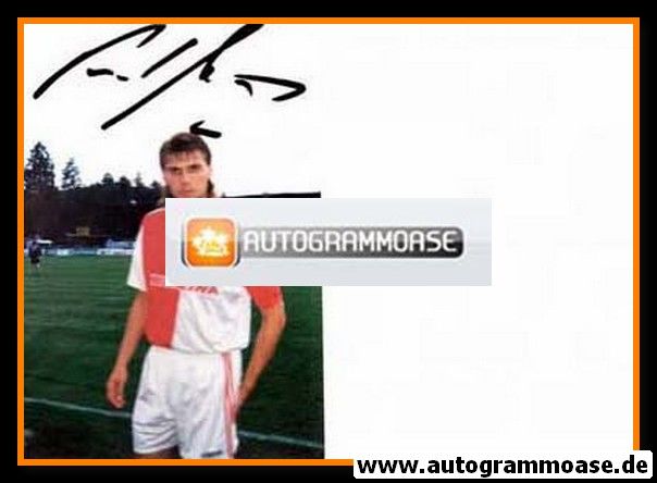 Autogramm Fussball | Slavia Prag | 1990er Foto | Jiri NOVOTNY