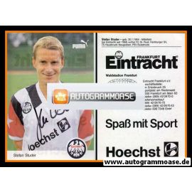 Autogramm Fussball | Eintracht Frankfurt | 1990 | Stefan STUDER